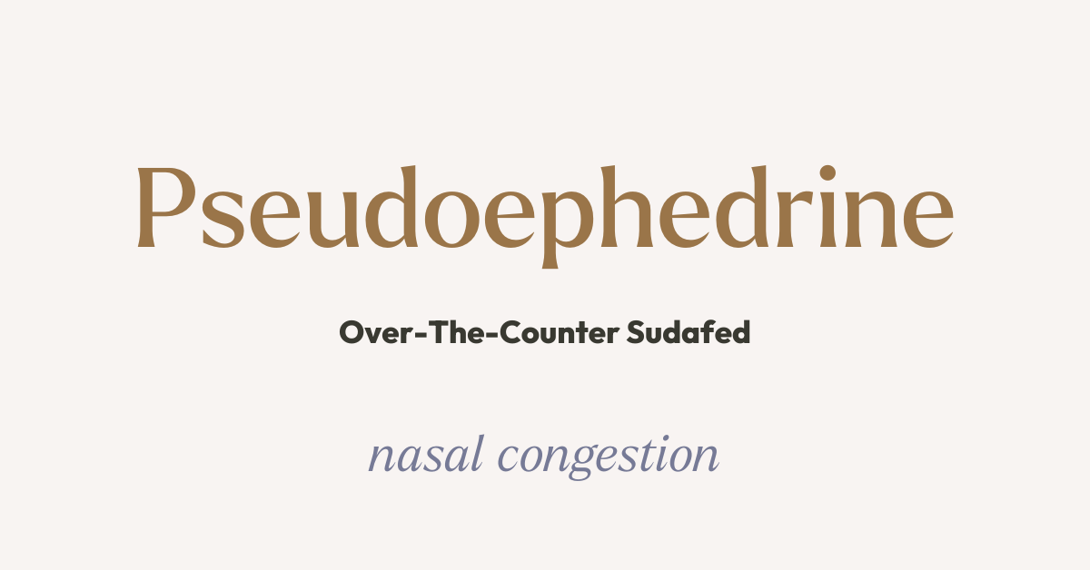 Sudafed