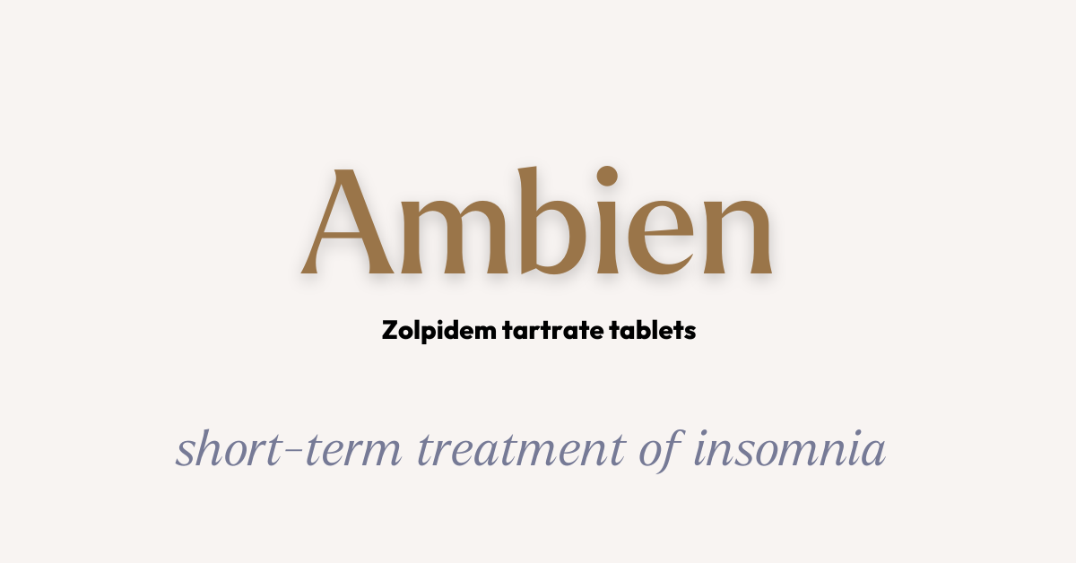 Ambien Featured Image