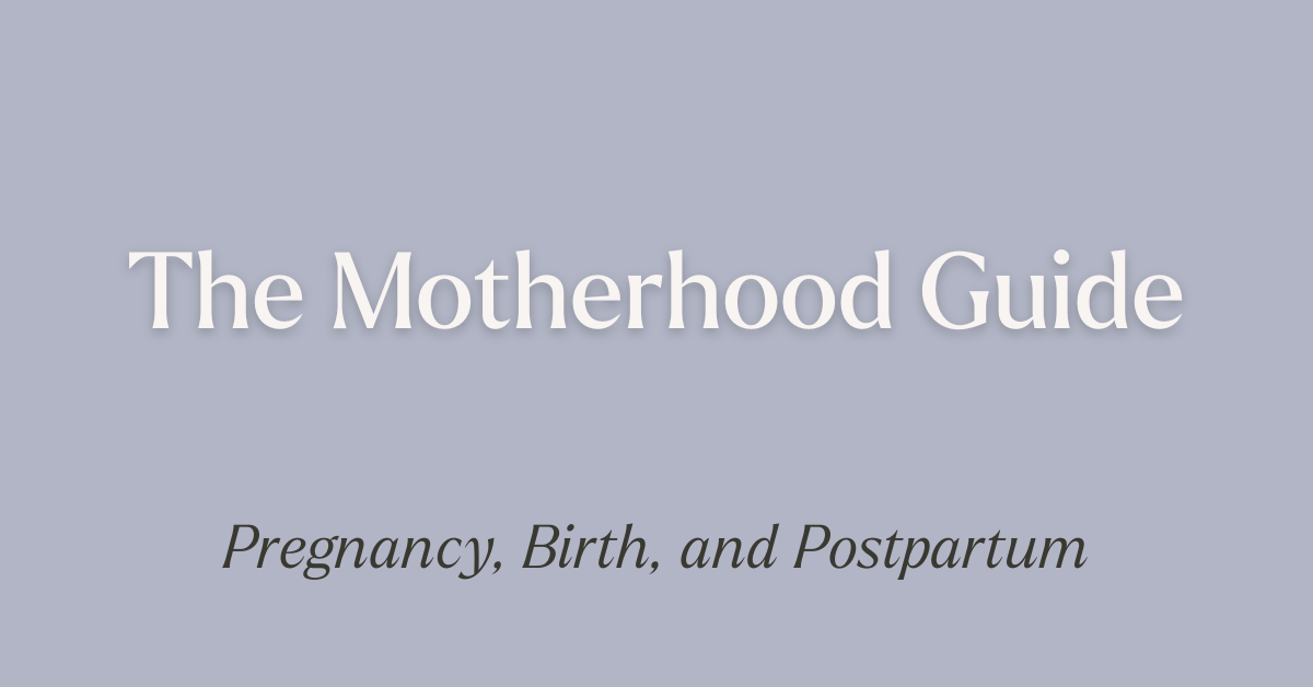 The Motherhood Guide